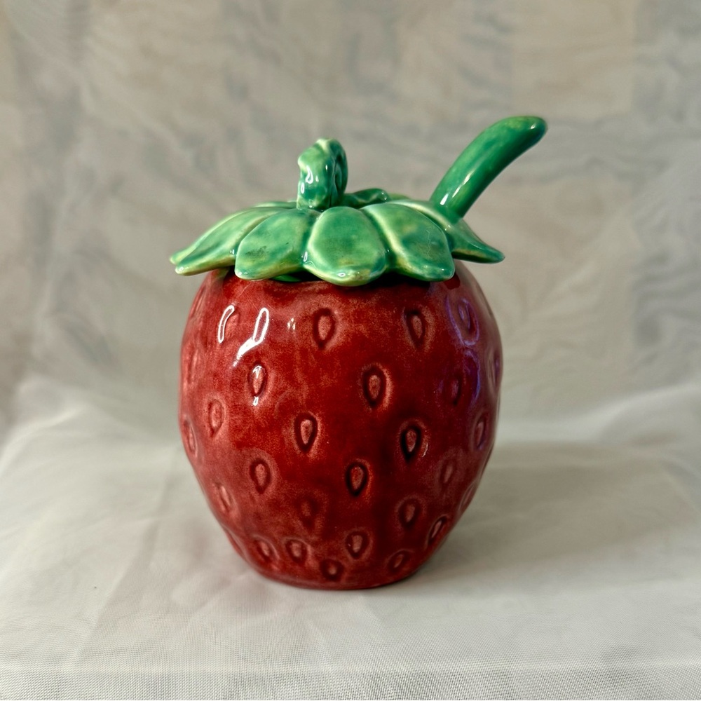 Strawberry Ceramic Antique Functional Art